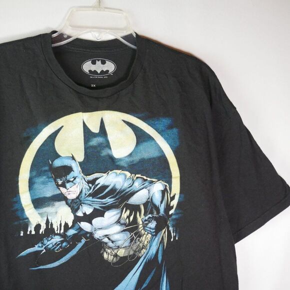 Batman Heed The Call Adult Size 2X Black T-Shirt Front Print Licensed DC - Picture 3 of 10